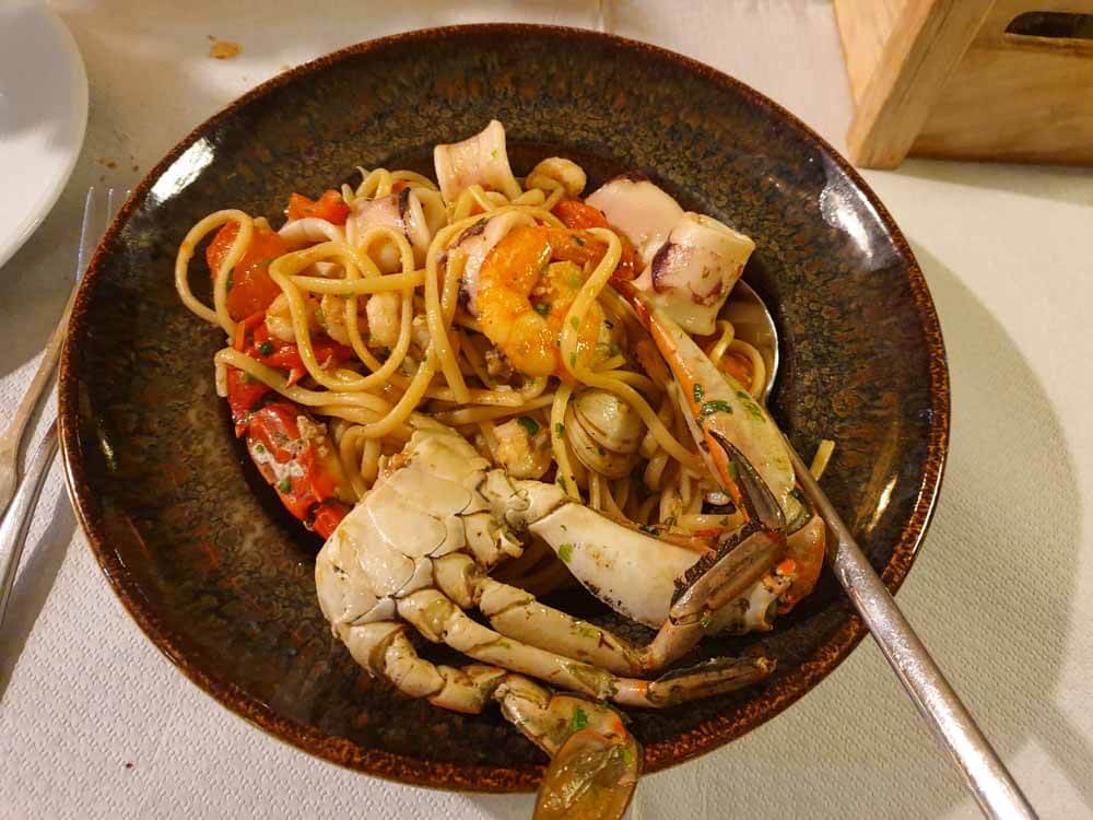 Seafood pasta @ Limani Seafood pasta @ Limani