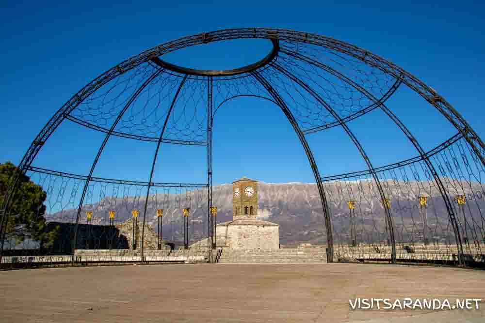 Theatre stage at Gjirokastra Castle Theatre stage at Gjirokastra Castle
