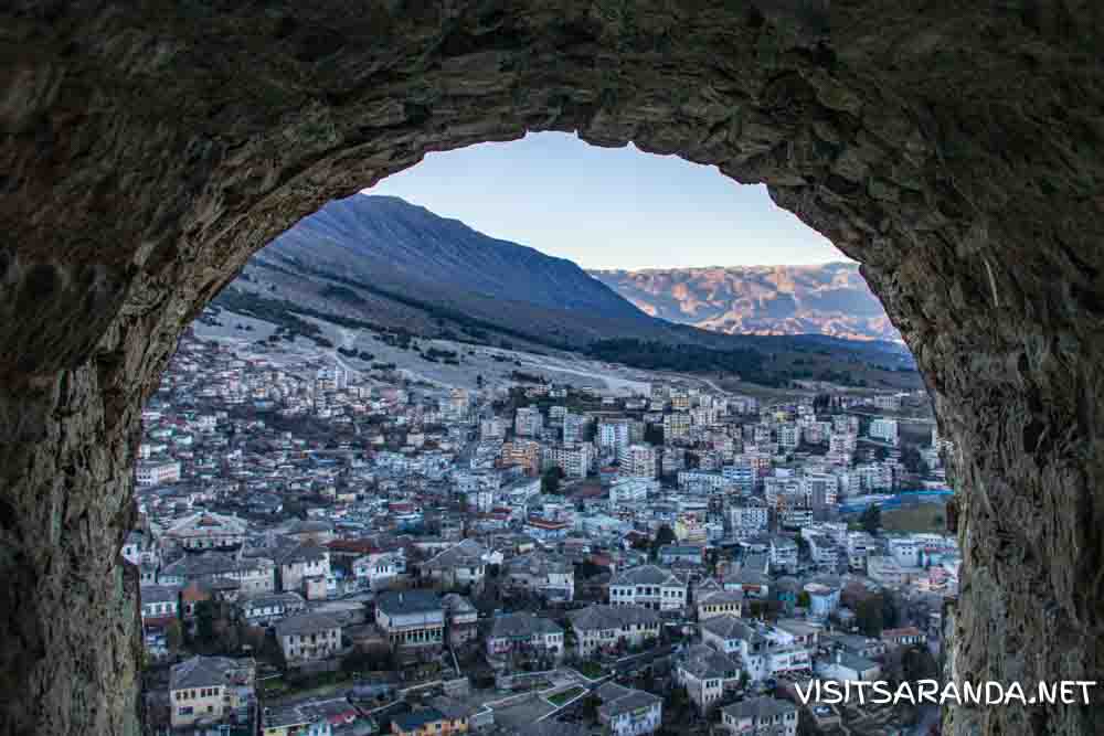 View from Gjirokastra Castle View from Gjirokastra Castle