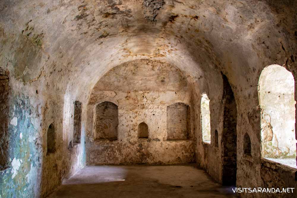 Inside Porto Palermo Castle Inside Porto Palermo Castle