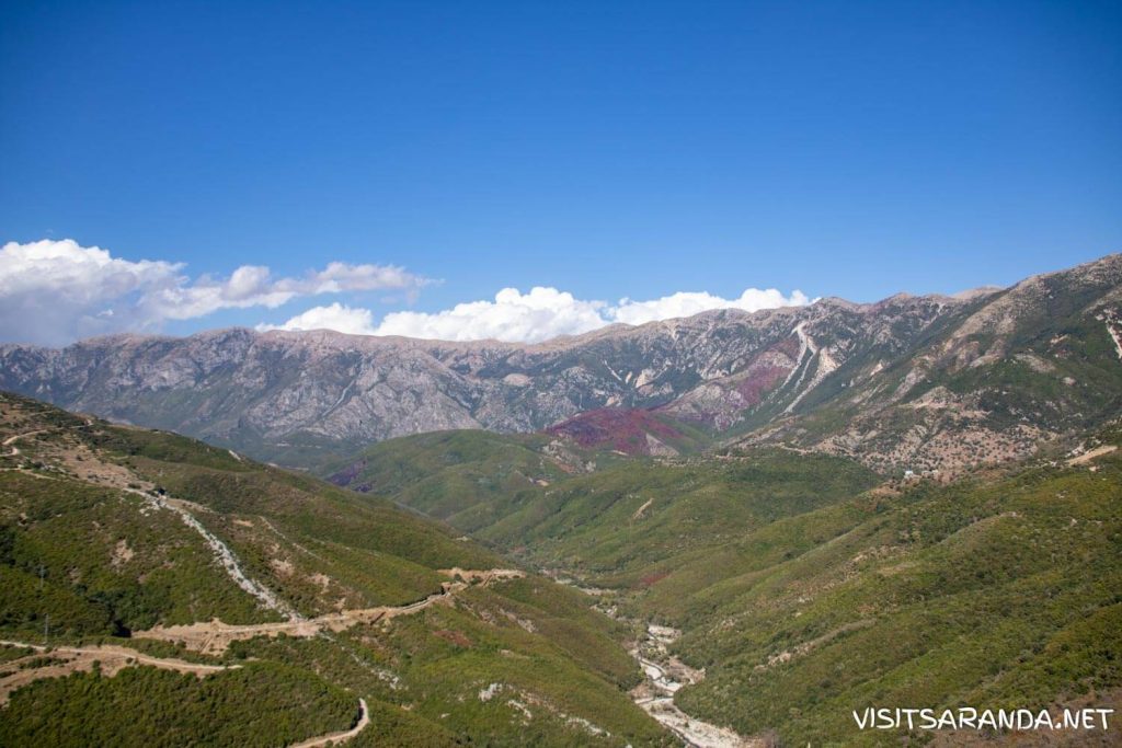 Mountain view from Borsh Castle